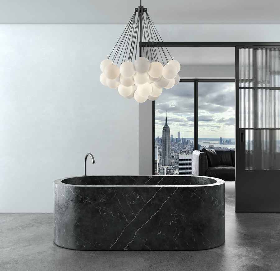 Oval Solid Marble Bathtub